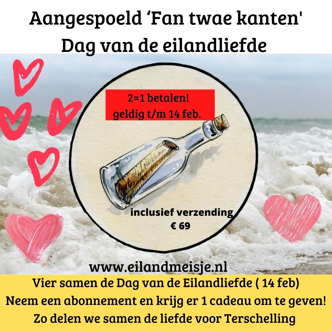 Dag van de Eilandliefde ( 14 feb.) samen vieren, jut mee! Speciaal aanbod voor jou met mega korting! Laten we blijven verbinden, door echte eilandpost in je brievenbus!. - mailchi.mp/eda4d7094cc9/d… #terschelling #eilandmeisje #verhalen #landschap #natuur #verbinding #valentijnsdag