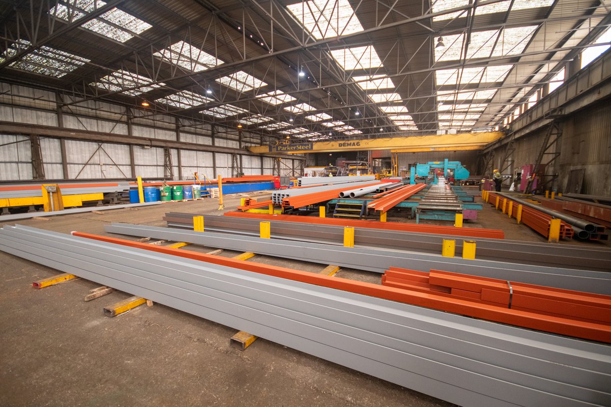Our fully automated #Shotblasting and #painting machine is just one of our state of the art tools that has revolutionised the way we process your #steel. We can #shotblast, #prime and #paint materials in record time and now offer one of the shortest lead times in the #industry.