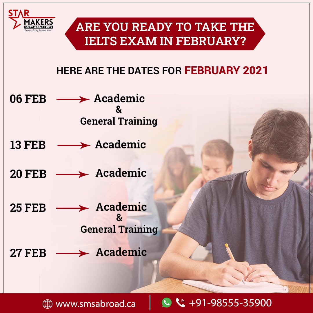 smsabroad's tweet photo. Are you ready to take the Ielts exam in February?
 𝐅𝐫𝐞𝐞 𝐃𝐞𝐦𝐨 𝐂𝐥𝐚𝐬𝐬
* 4 hours Class
* Experienced Staff
* Early Morning Classes
👉 𝘽𝙤𝙤𝙠 𝙁𝙧𝙚𝙚 𝘿𝙚𝙢𝙤 𝘾𝙡𝙖𝙨𝙨 𝙏𝙤𝙙𝙖𝙮
👉 Click here to #Whatsapp: https://t.co/2sTG8wz8Fj
📞 Contact Us: 𝟗𝟖𝟓𝟓𝟓-𝟑𝟓𝟗𝟎𝟎 https://t.co/3hOlU50tqo