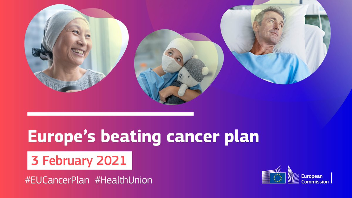 🇪🇺Europe is buzzing for #cancercontrol today as the <a href="/EUCommission/">EU Commission</a> just adopted #EUCancerPlan ahead of #WorldCancerDay👇

🎗️Plan: bit.ly/39KyKkm
🎗️PR: bit.ly/2O1hWNw
🎗️Q&amp;A: bit.ly/3oLd6Aq
🎗️Factsheet: bit.ly/3pIMdPa

#EUHealthUnion