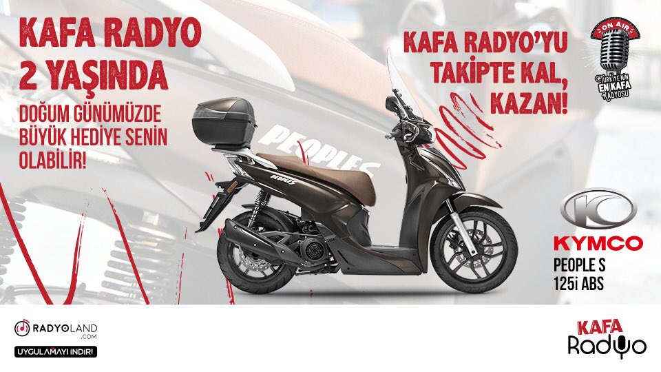 Kafa Radyo 2 Yaşında! 🎂
 
Doğum günümüzde büyük hediye senin olabilir. 🏍 Kafa Radyo’yu takipte kal, kazan! 🎉

<a href="/kymco_turkiye/">Kymco Türkiye</a> 

#KafaRadyo #2Yaşında #Radyoland #Hediye #Motorsiklet