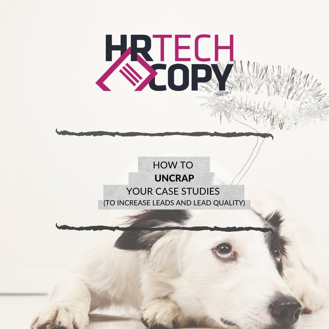 HRTechCopy's tweet image. Case studies can be an awesome sales tool BUT often they&apos;re crap. Here&apos;s how to uncrap them: ow.ly/Uqa950DnEAJ