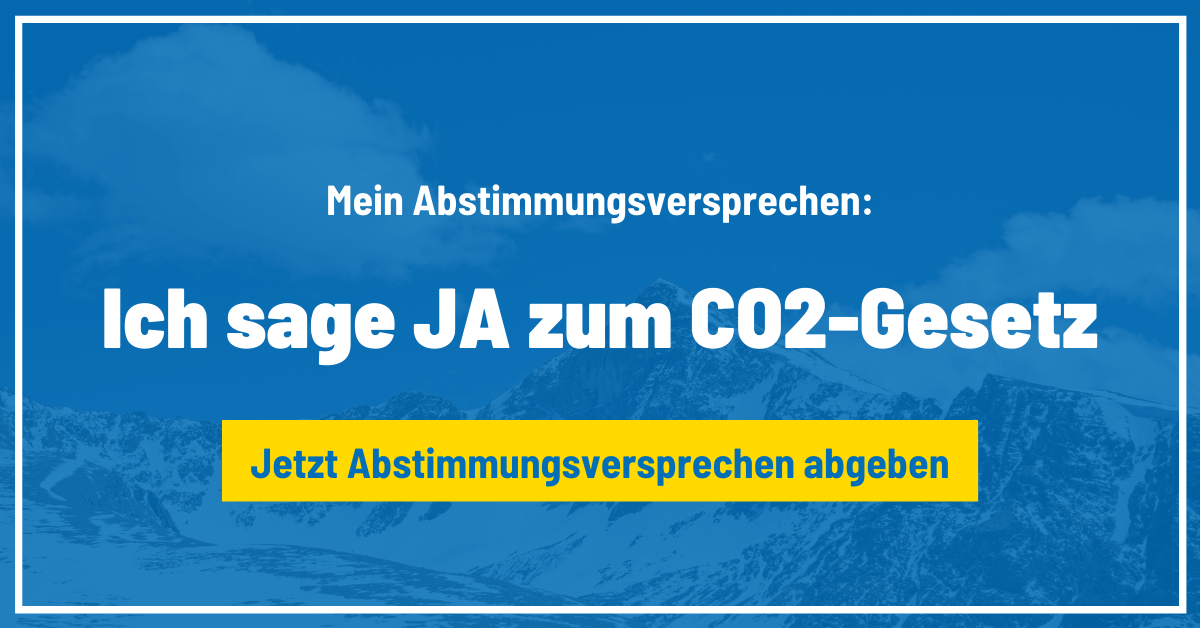 Es geht los! Seit heute steht fest: Die Abstimmung über das neue CO2-Gesetz findet am 13. Juni statt. 📅 Wir brauchen dringend deine Unterstützung für ein klares JA an der Urne.💪 Gibst du uns dein Abstimmungsversprechen für ein #JA zum #CO2Gesetz? ja-stimmen.ch