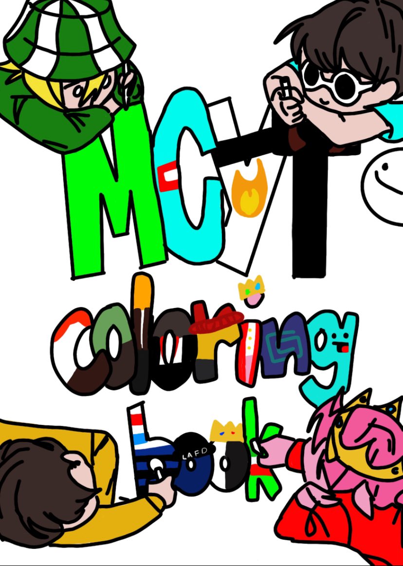 Download Mcyt Coloring Book Is Released Mcytcoloring Twitter