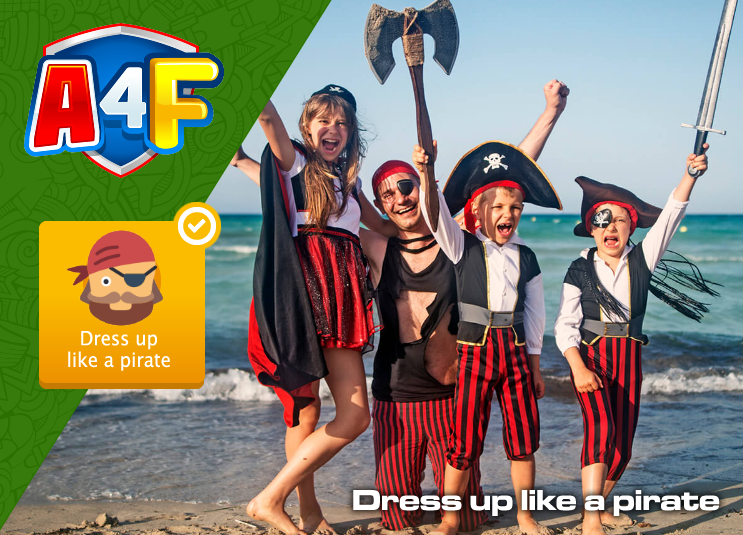 Activity4Fun's tweet image. Activity 4 Fun Activity Passport Home School Challenge - Dress up like a pirate #A4F #ActivityPassport #Active #School #Children #Fun #homeschooling2021 #ActiveHomeSchool #ChildrensMentalHealthWeek