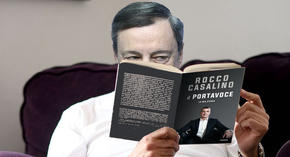 lercionotizie's tweet photo. #ultimora Le prime parole di Mario Draghi: “Mi impegno a salvare l'uscita del libro di Casalino”
https://t.co/28gu52XVDC https://t.co/okhUJDGO8M