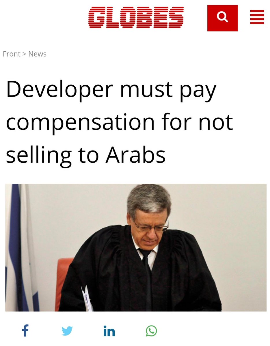 Perhaps one of the factors driving that trend is a series of landmark Supreme Court rulings which consolidated a clear legal stance against discrimination of Arabs in real-estate and housing, ensuring remedies to those affected by it and punishment of its perpetrators./12