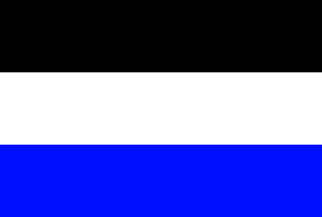 Next up, Dr Molly took Eddie Izzard's advice despite her not being born yet, and gave Neutral Moresnet a flag.Resembling an mixed-up Estonia, it was probably based on the insignia of the Vieille Montagne Mining Company, who still had a strong presence in the state.