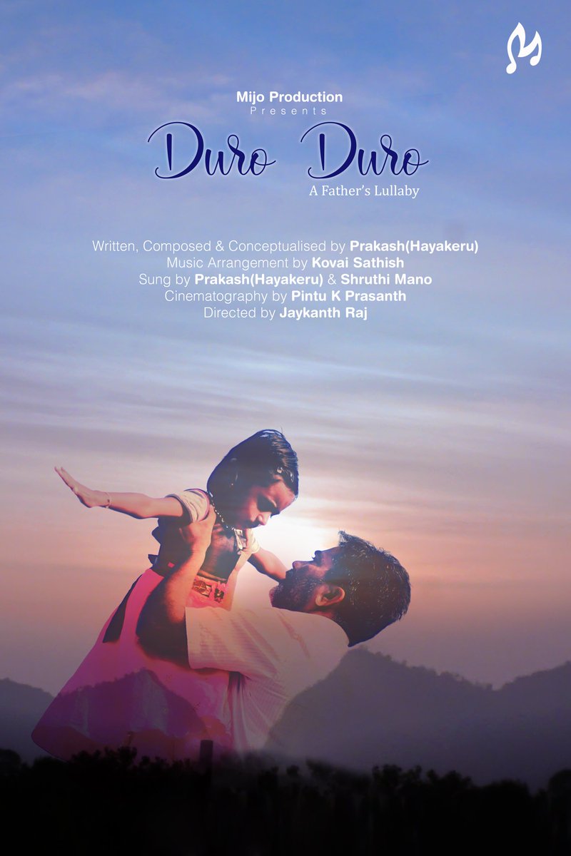 ShankarMaddy's tweet photo. Hi Brothers &amp; Sisters,

In blessing of Maanikka Hethey hereby we are happy to announce you that our 2nd song "Duro Duro" from Mijo Productions is ready to release shortly.

Kindly stay tune....

Kindly do support &amp; subscribe our channel 👉 https://t.co/3adPB4uUk9 https://t.co/StElFZ07iD