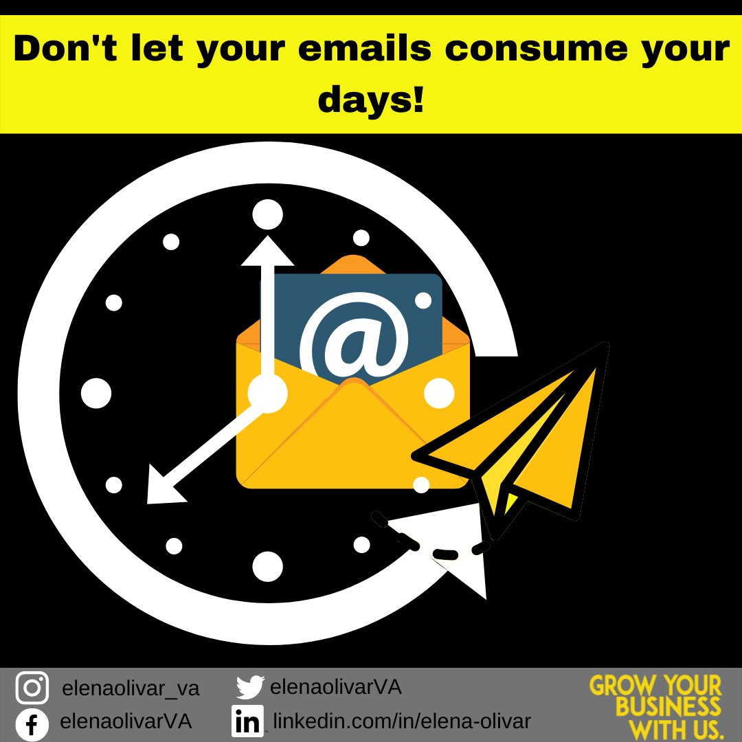 elenaolivarVA's tweet image. Don&apos;t let your emails consume your days!
Reach out anytime!
#emailhandling
#livechatsupport
#virtualassistant
#dataentry
#socialmediamarketing
#calendarmanagement
#audiovideotranscription
#notimewasted
#productivity
#growbusiness
#hirevanow
#bicol
#legazpi