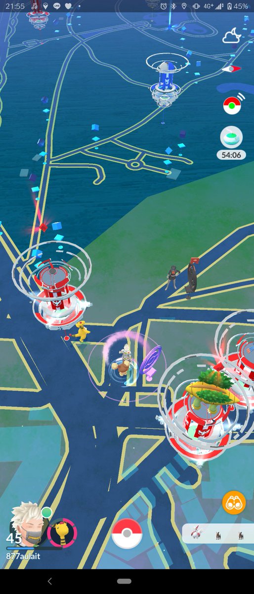 あしめ 今日も着弾 代々木公園 ポケモンgo