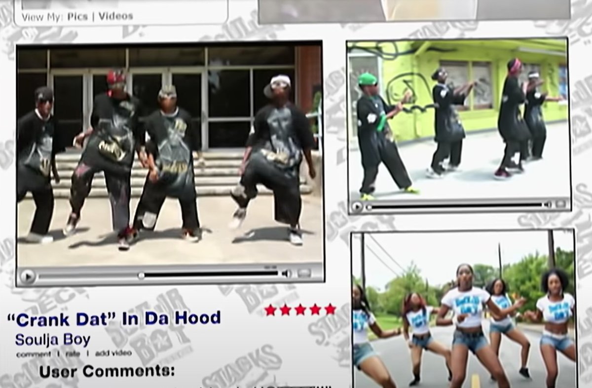 (2/6) Soulja Boy was the first music artist to use  @YouTube to really promote his music and brand. He understood the power of the internet and was about 16 years old when his first hit got released. He's been a veteran in the music industry and is still only 30 years old..