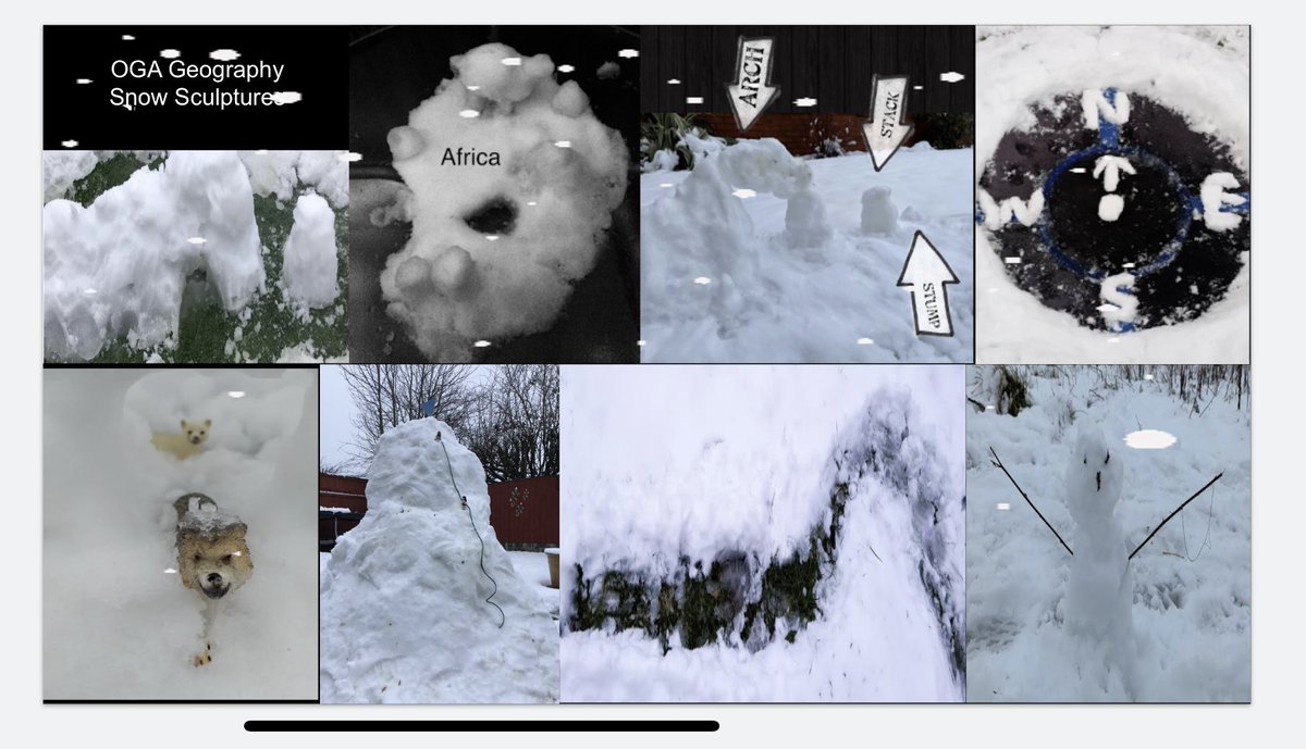 OGACADEMY's tweet image. Snow down guys, the geography department can't keep up with your avalanche of photos #geographyrocks