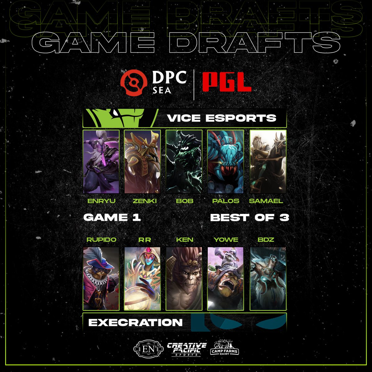 viceesportsph's tweet photo. Game 1 versus Execration is now LIVE at https://t.co/mdgsCdyFVi!

#RiseNowTamaraw #ViceEsports #CreativePacificSports https://t.co/YvvxAIyw6E
