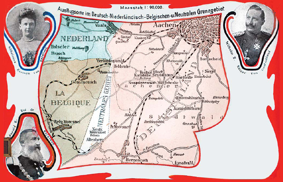 Germany kept interfering with Moresnet, which they saw as basically a rogue bit of Germany, and even if nothing had changed, it seemed it would only be a matter of time before Neutral Moresnet was not so neutral anymore. But something did change.Once again, Europe went to war.