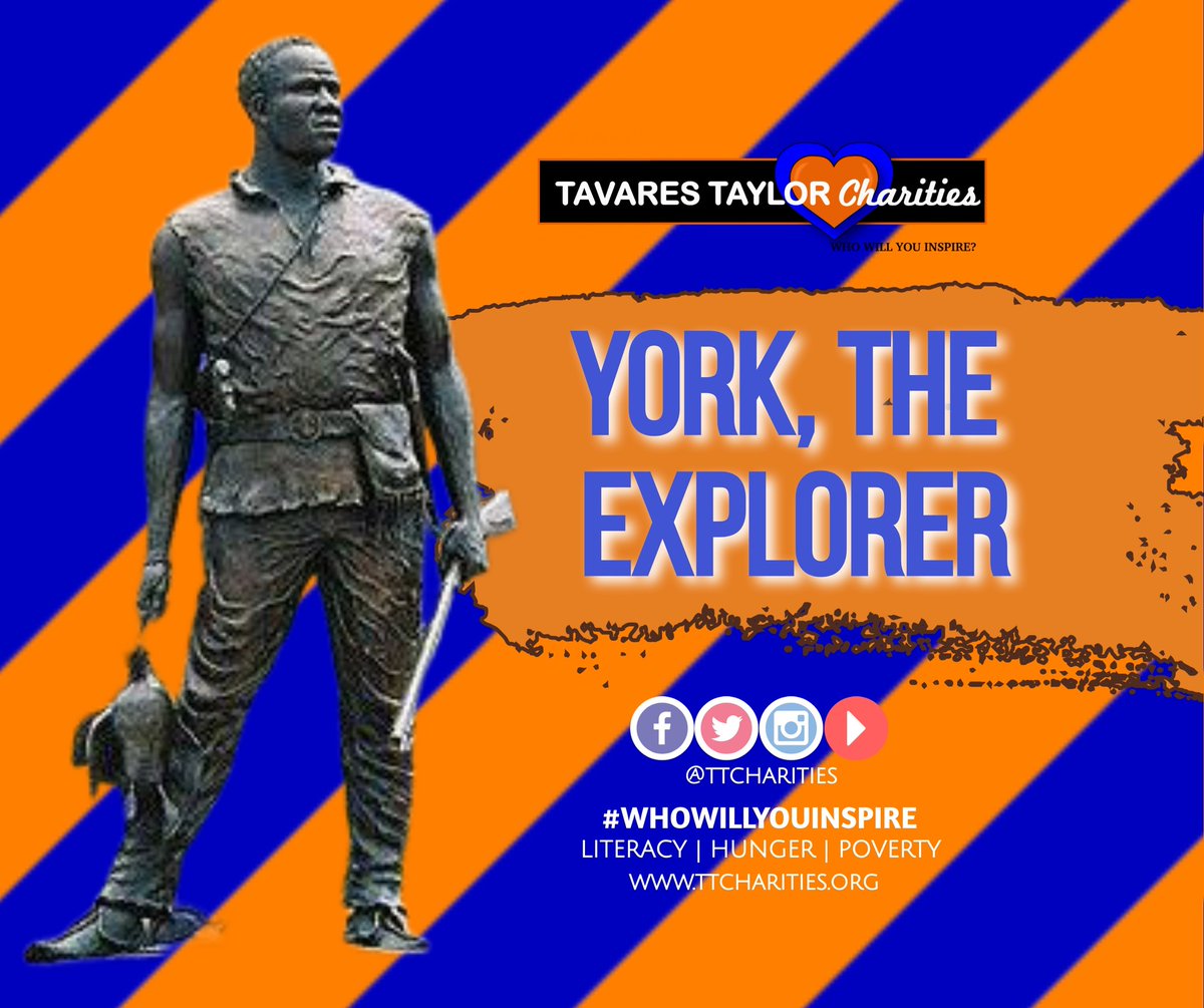 ttcharities's tweet photo. York was an explorer who greatly contributed to the success of the Lewis and Clark Expedition.

#Blackhistorymonth #bhm #ttcharities #whowillyouinspire https://t.co/d8mkmBuErd