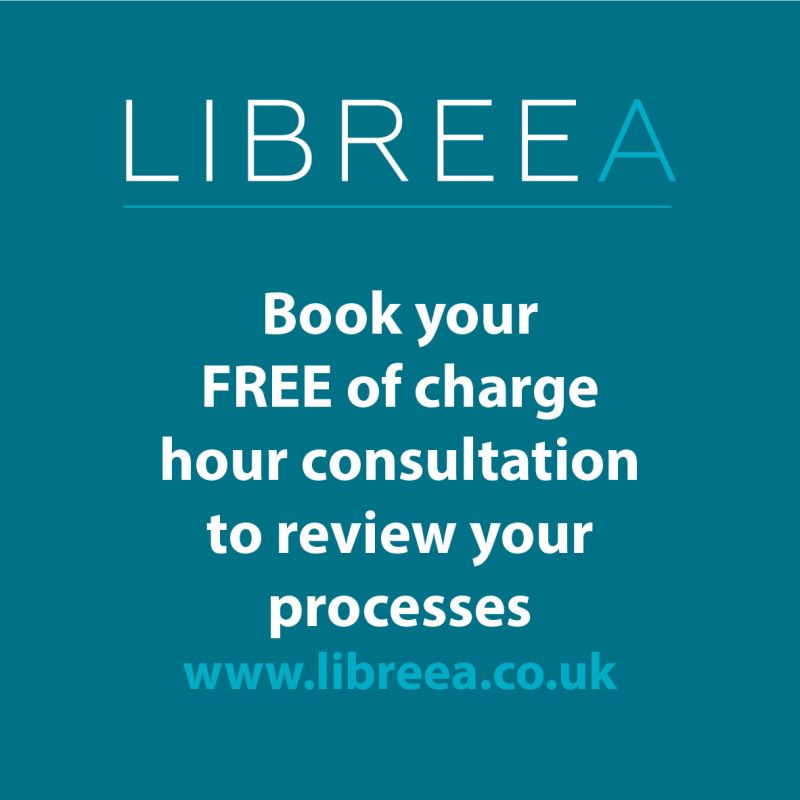 Want to improve ways of working within your business but unsure where to begin? 

Start by booking a FREE 1 hour consultation with one of our consultants who will provide you with guidance on reviewing and documenting processes.  libreea.co.uk/free-online-pr…
 
#businessefficiency