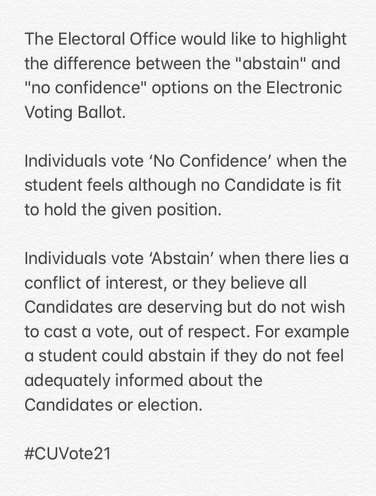 CUSA Elections tweet media