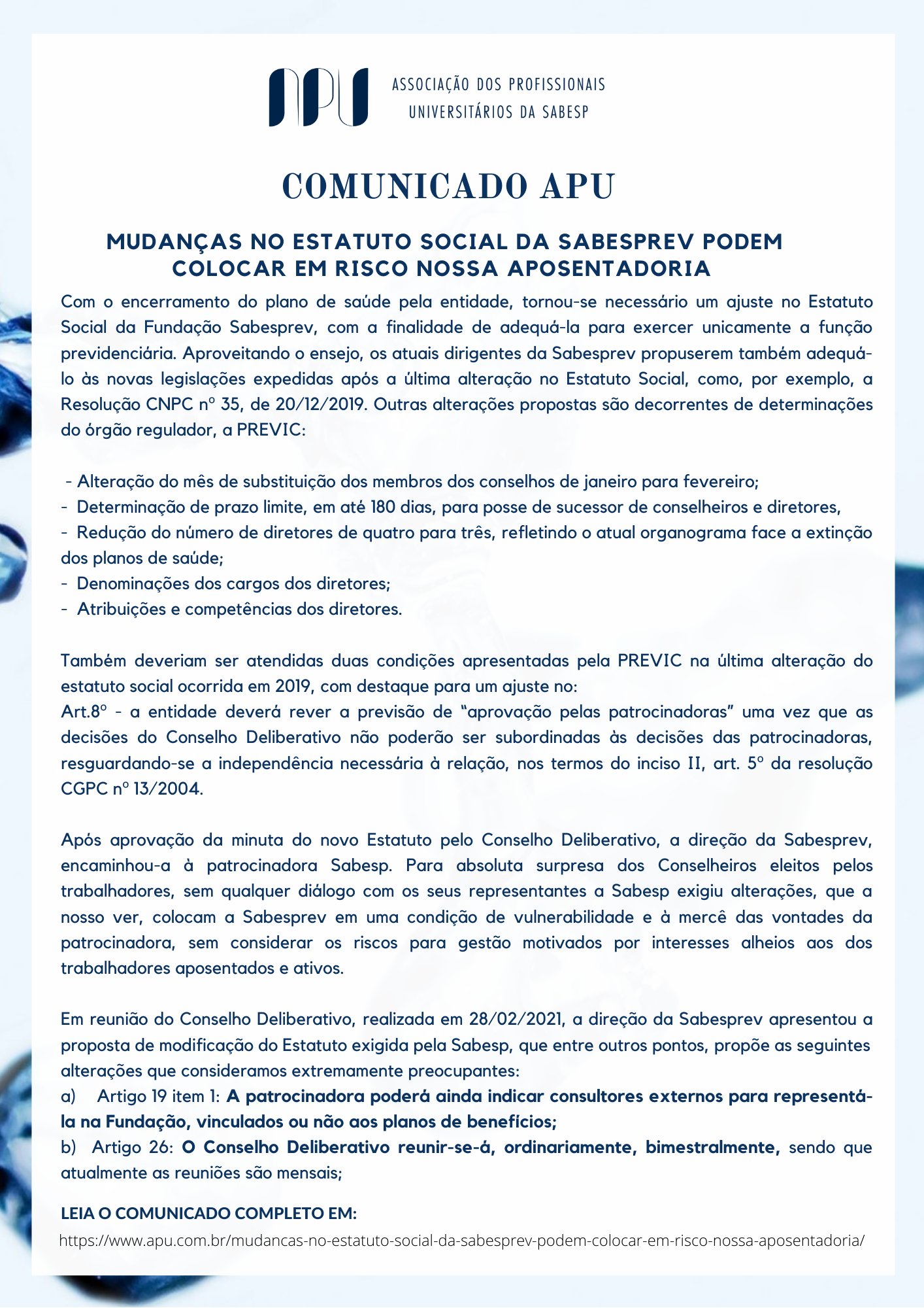 Empregados da Sabesp tem novo Plano de Saúde  Sindicato dos Advogados do  Estado de São Paulo