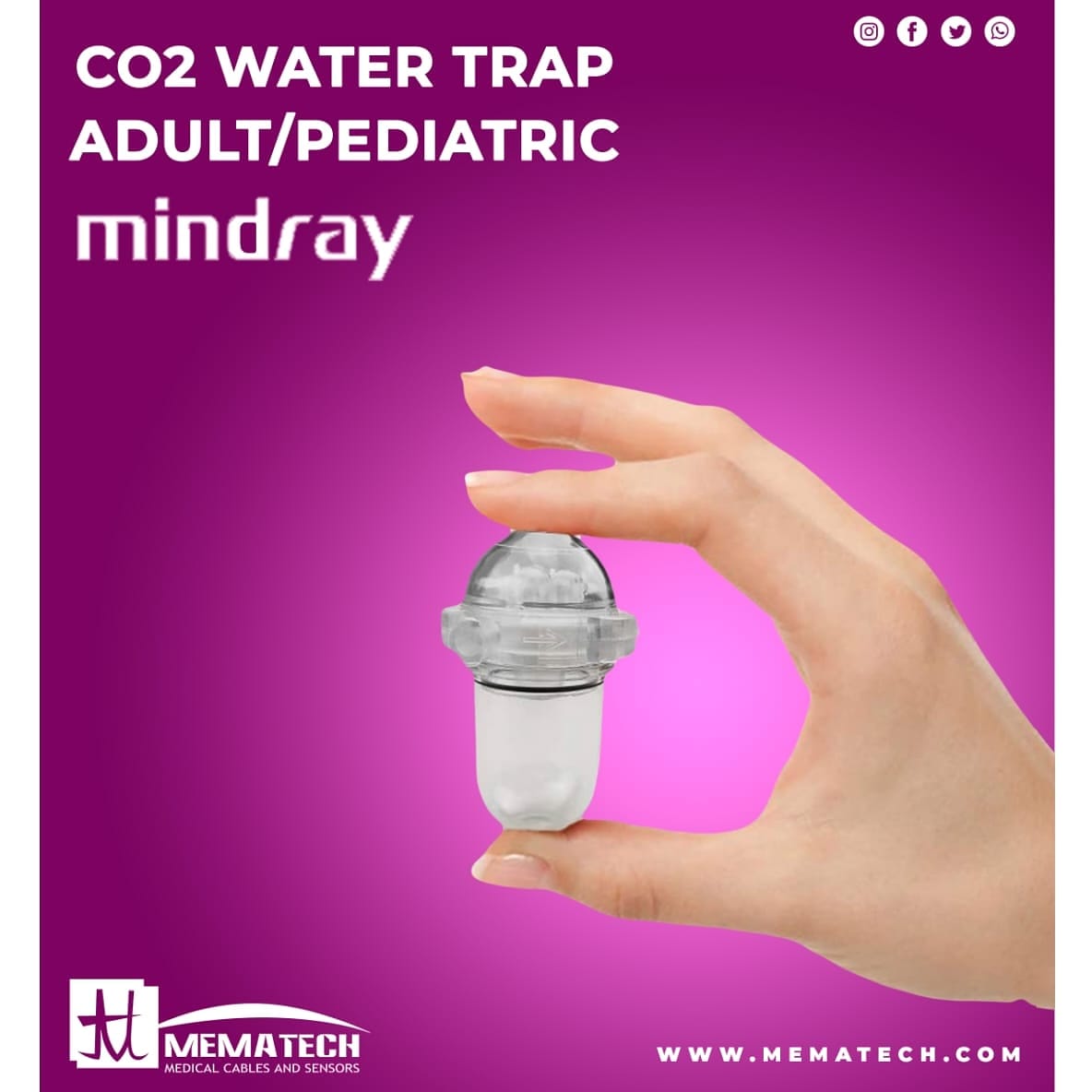 mema_tech's tweet image. مصيدة بخار ماء 
تعتبرجزءاساسي في الموديولات الخاصة بقياس نسبة ثاني اكسيدالكربون الأصلي من ميدلينك
-حاصلة علي شهادة الجودة الاوروبية CE وشهادةISO وتصريح تداول المنتج بالدول المرجعيه(F.S.C)✔️ 
*ميماتك*الوكيل الوحيدوالحصري لكابلات*Medlinket* العالمية 
📞 01090321999
#Mematech
#Egypt