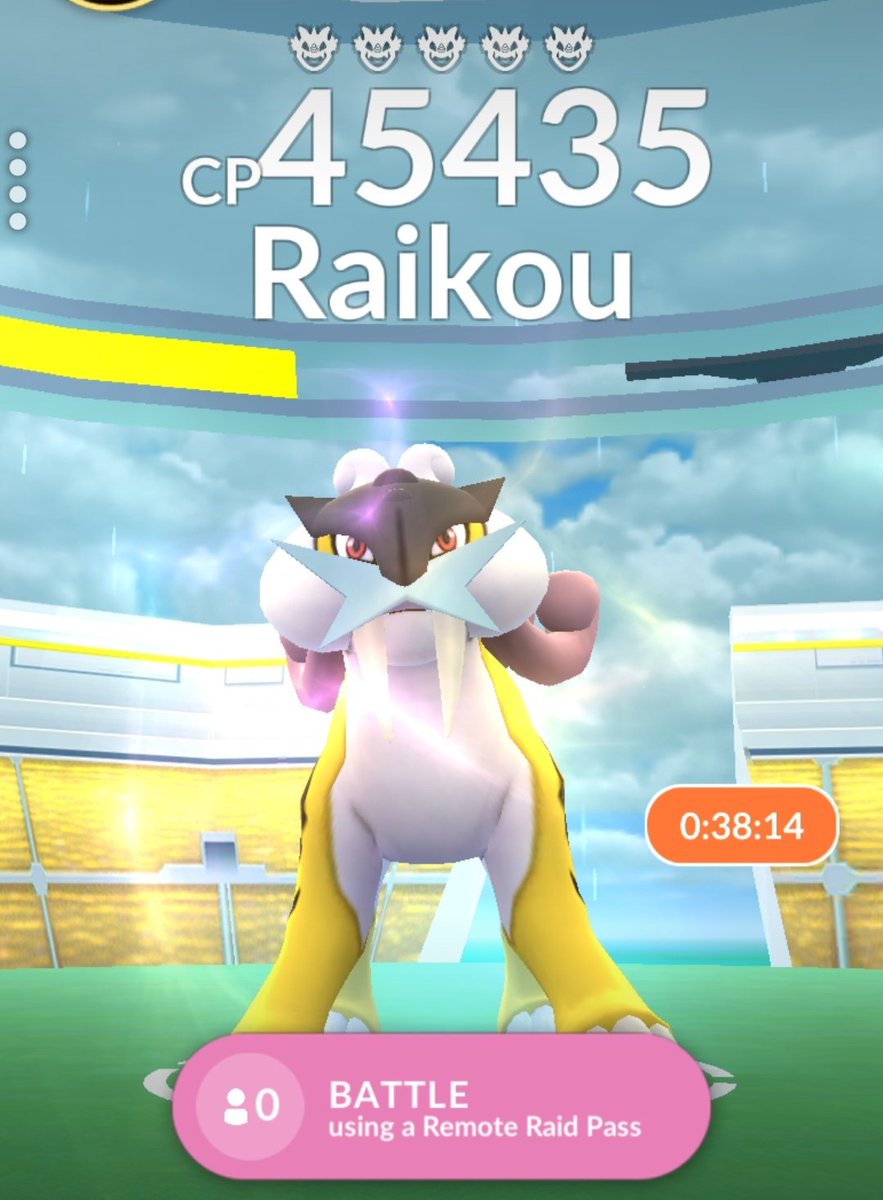 darkangelike3's tweet photo. #PokemonGoRaid #PokemonGoRaids #RaikouRaid #RaikouRaids
THIS RAIKOU IS WEATHER BOOSTED!
To get an invitation:
1) Follow me
2) Reply with your Trainer name + LVL
3) Wait for my DM, I will send you my code
4) Add me https://t.co/Qbc4giRvHI