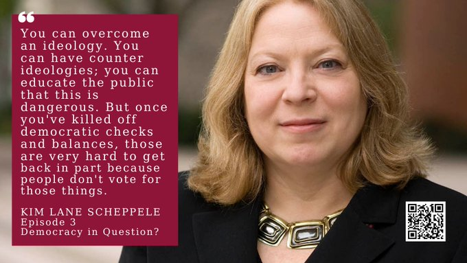 GVAGrad_AHDC's tweet image. Episode 3: Undermining democracy by democratic means: how can we stop it? With Kim Scheppele #DemocracyInQuestion #PodcastRecommendations bit.ly/3oLKwz3