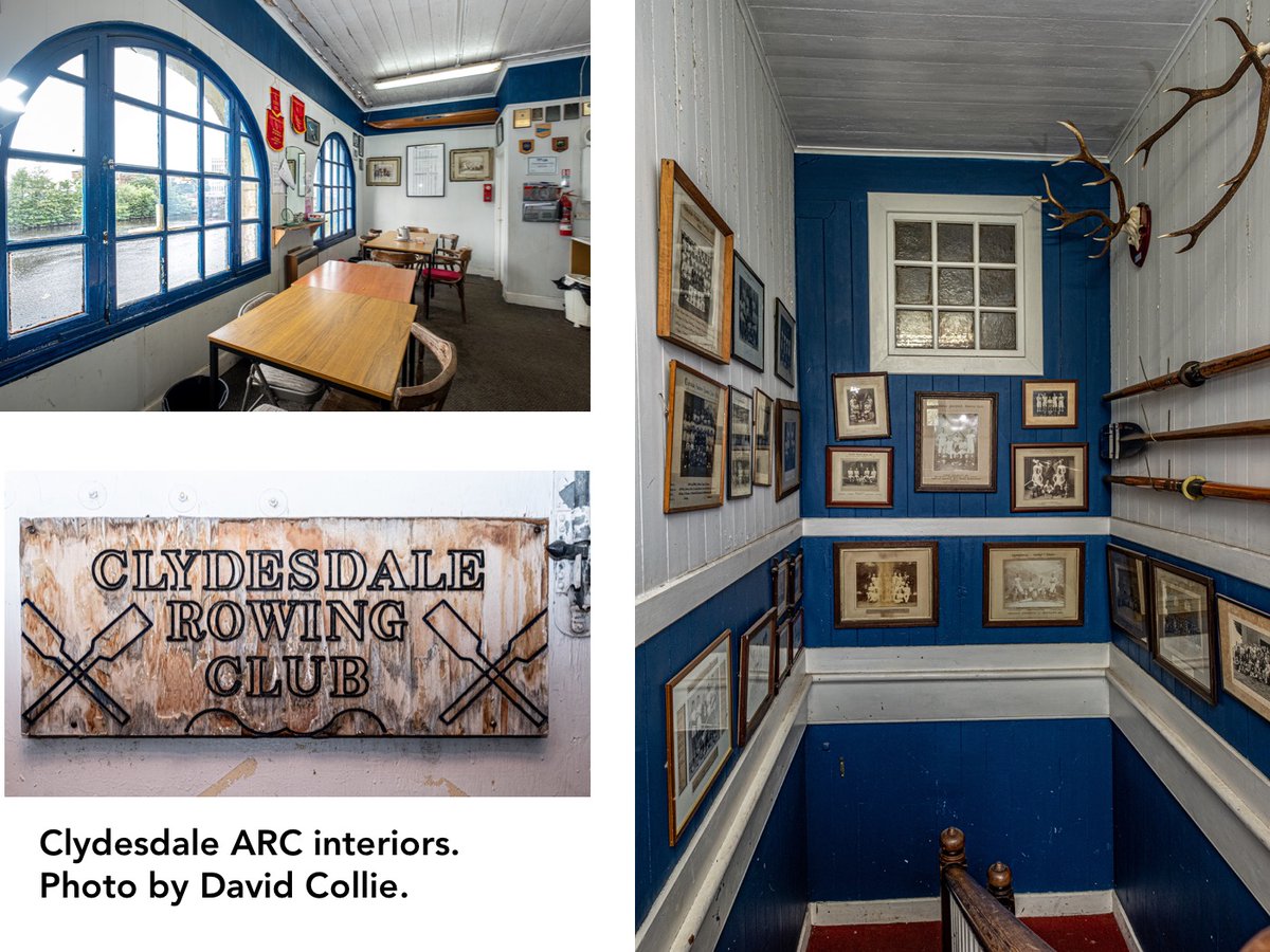 The building has been home to Clyde and Clydesdale Amateur Rowing Clubs since its construction in 1905. It is the only listed rowing club building in Scotland (Category B) and has remained largely unchanged for the past century. 2/12