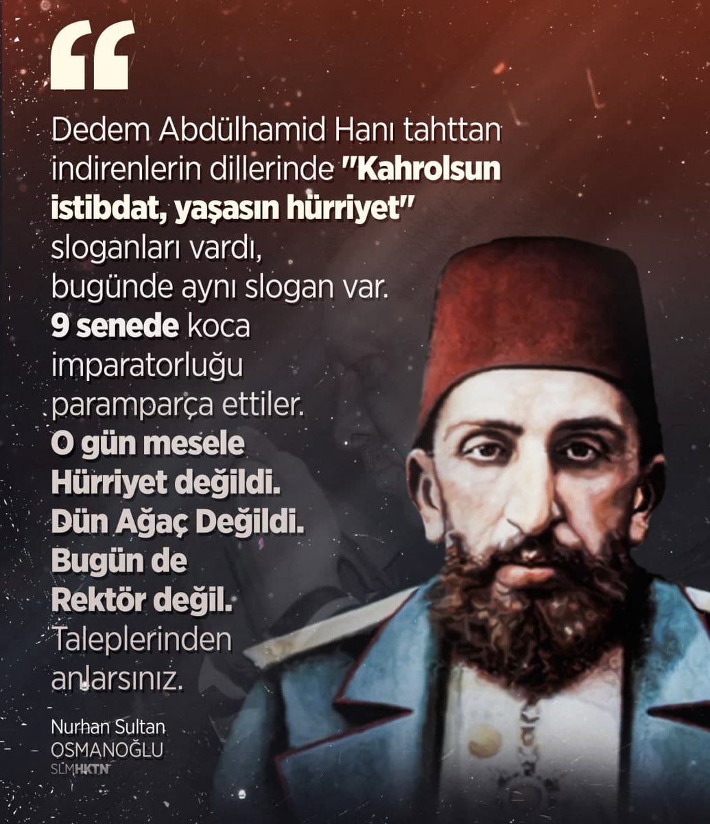 slmhktn's tweet photo. O gün mesele hürriyet değildi.
Dün ağaç değildi.
Bugün de rektör değil.
#YeterCHP https://t.co/07yGzRLyZ1