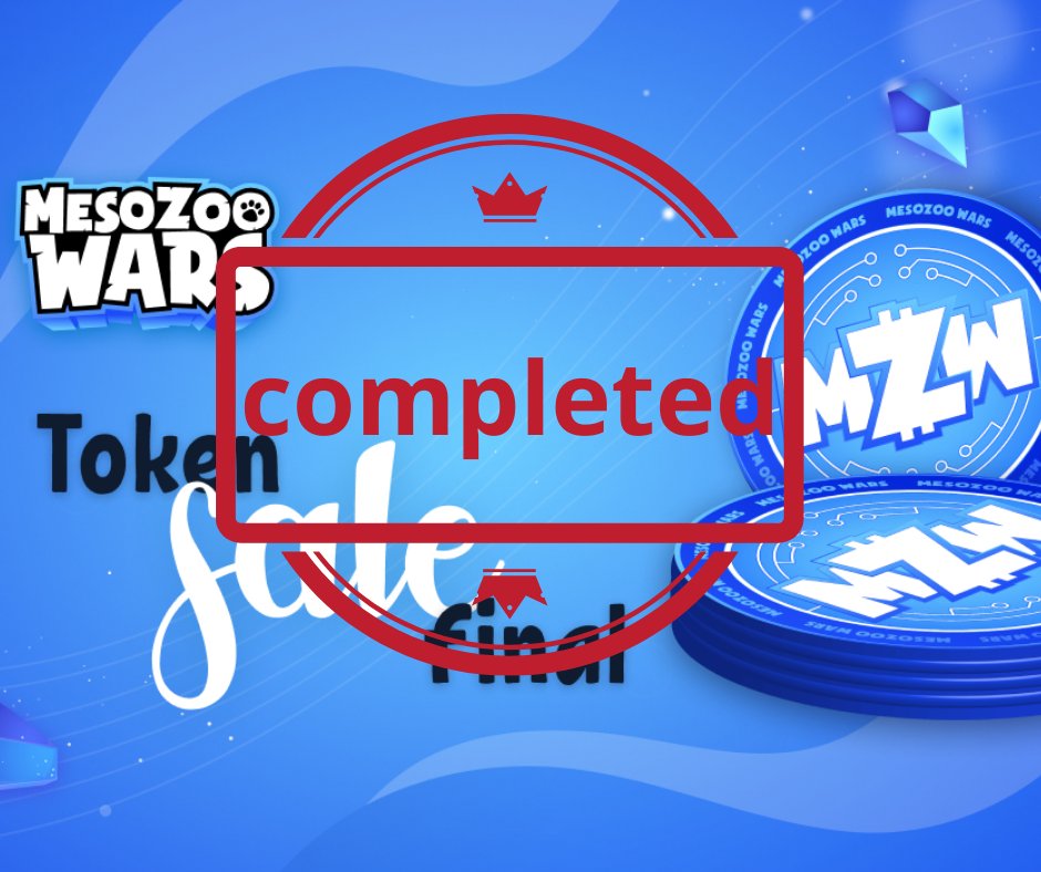 MesozooW's tweet photo. ❗️ OFFICIAL DISTRIBUTION OF THE MZW TOKEN IS COMPLETED! ❗️
👉 Follow the news in the official channels

#game #blockchain #mesozoowars #mzw  #NFT #sale #tokensale #opengp #defi #sale https://t.co/2RV31Kp135