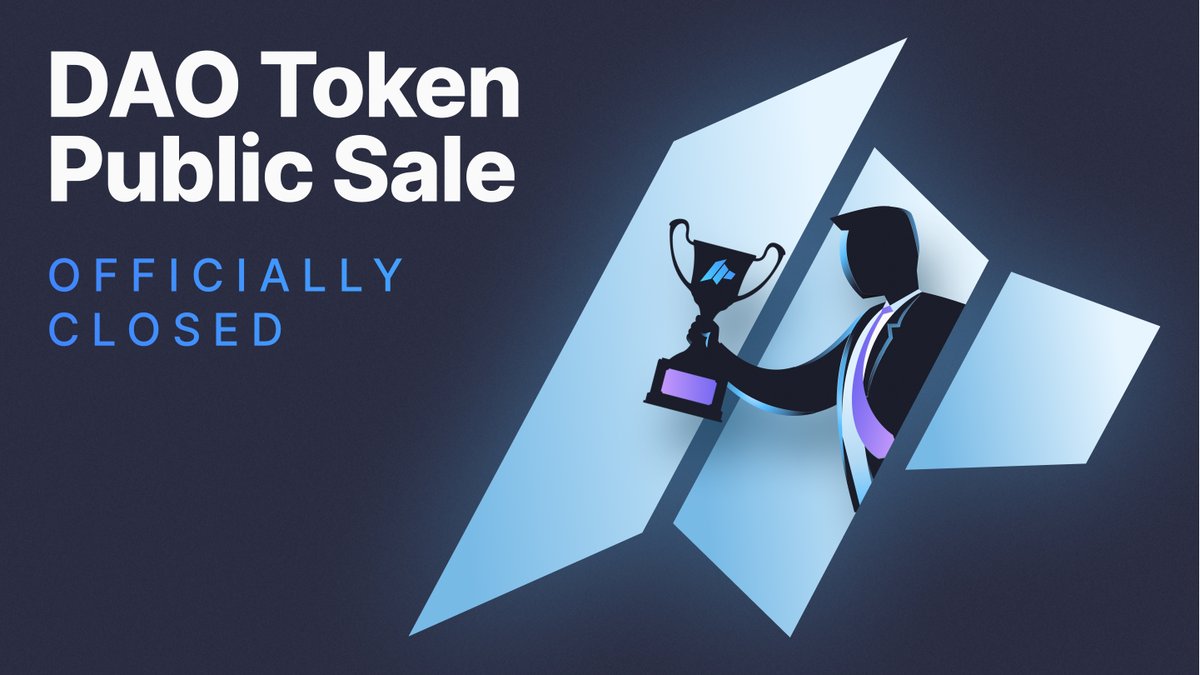 daomaker's tweet photo. 1/3

DAO Maker public sale is now closed

Allocation Sizes:
The 1-3 Users will each receive a $4000 allocation.
The 4-7 users will receive each a $2000 allocation.
Top 8-49 users will receive each a $1000 allocation.
Top 50-100 users will receive each a $500 allocation.

$DAO https://t.co/b8wvsJlsD0
