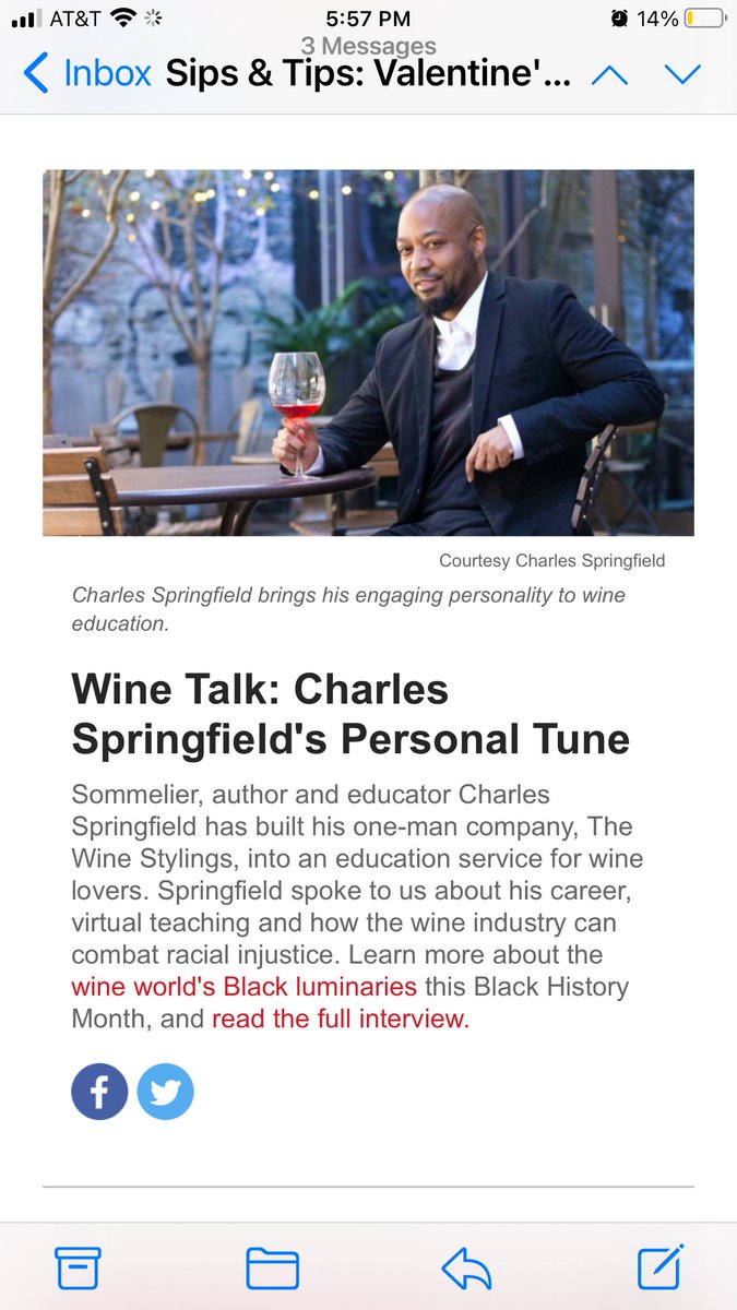 It’s really an honor to be featured in a “Wine Spectator” article to begin with. Then to have friends and former colleagues email you congratulations messages is just amazingly unreal. #winespectator #sipsandtips #support #colleagues #thewinebiz @wine_spectator #winewednesday