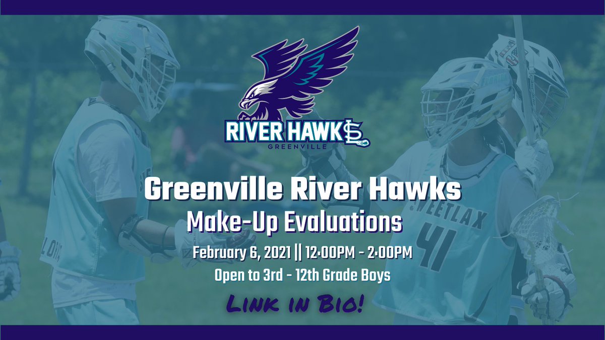 We are FIRED UP for the launch of the newest <a href="/sweetlaxsrp/">Sweetlax Regional Programs</a>, the Greenville River Hawks! Don't miss supplemental tryouts for the summer season, this Saturday, February 6! Visit bit.ly/36Ba6kb to register for only $20.