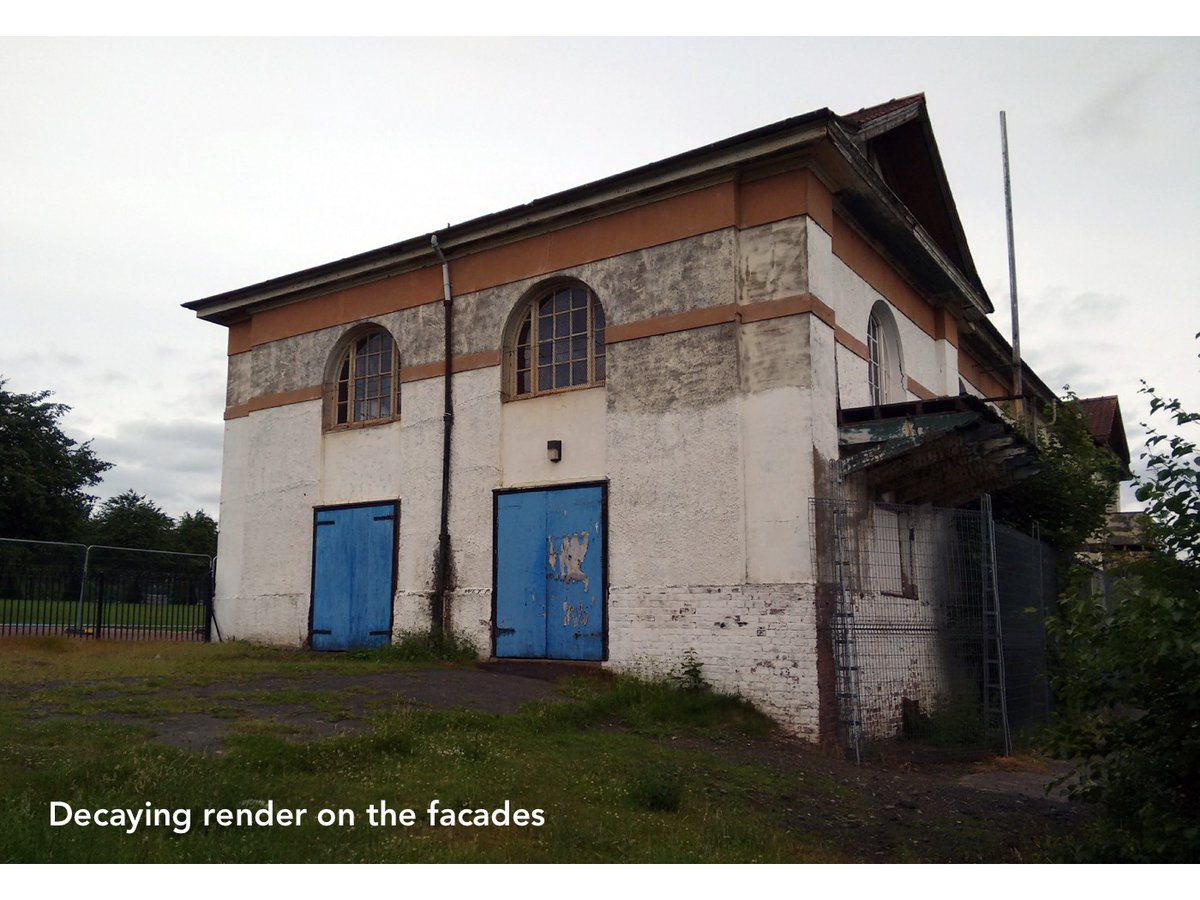 The building currently faces serious challenges. The below-ground timber foundations are deteriorating rapidly and the exterior cladding is in danger of collapse. Interior facilities are outdated, and the accessibility of the building is, by modern standards, very poor. 7/12