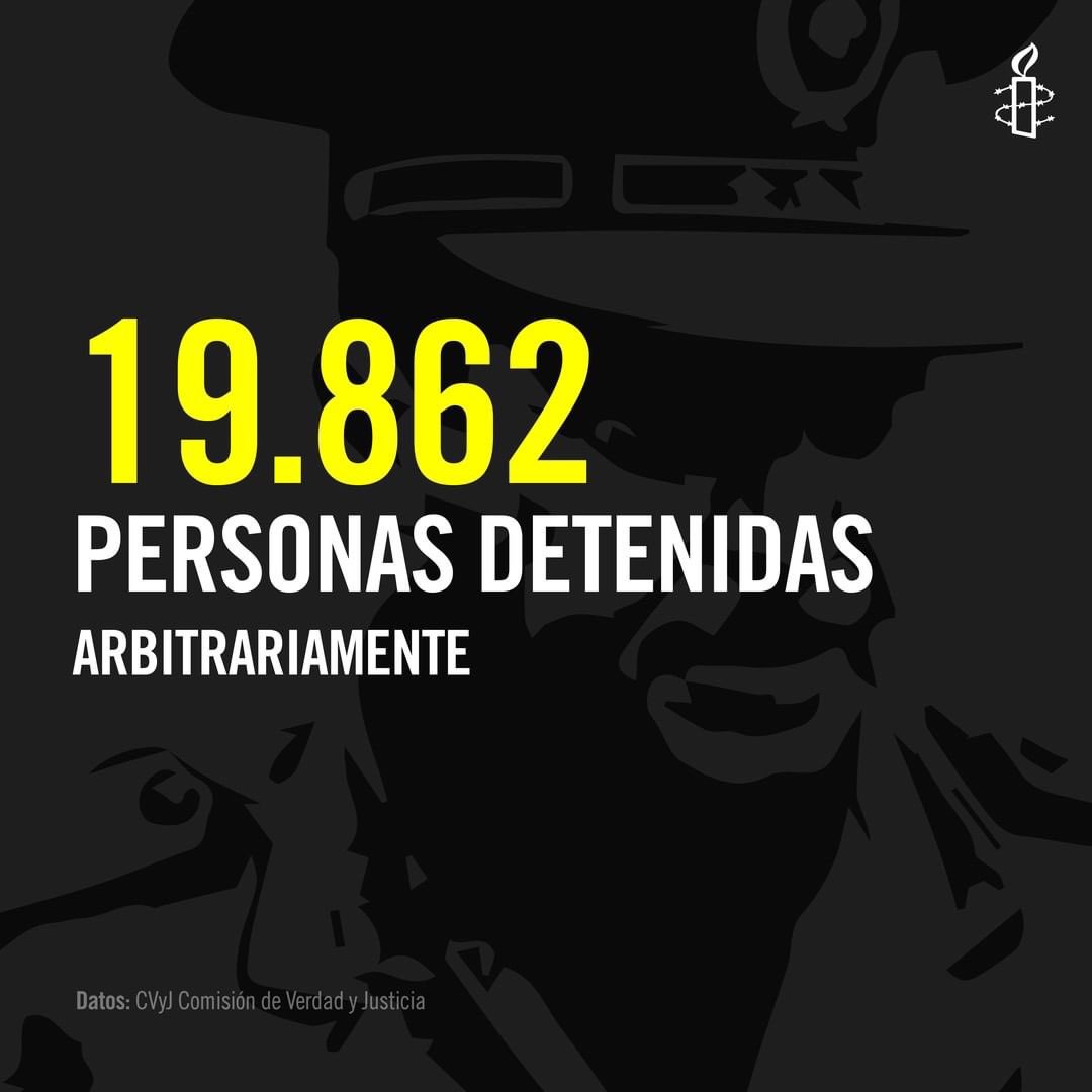 aiparaguay's tweet photo. ✊ ¡VERDAD, JUSTICIA, MEMORIA Y REPARACIÓN!

La dictadura de Alfredo Stroessner, un régimen de autoritarismo, torturas y desapariciones forzadas durante casi 35 años. 18.772 personas fueron torturadas, 459 desaparecidas y 19.762 detenidas arbitrariamente. https://t.co/0a3Ho0JdWa