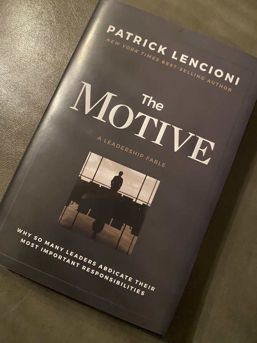 Just read this for the 3rd time and believe it’s Lencioni’s greatest work so far! Responsibility centered leaders: develop the leadership team, manage people, have difficult conversations, run great meetings and over-communicate to employees. #whoyouarecoaching