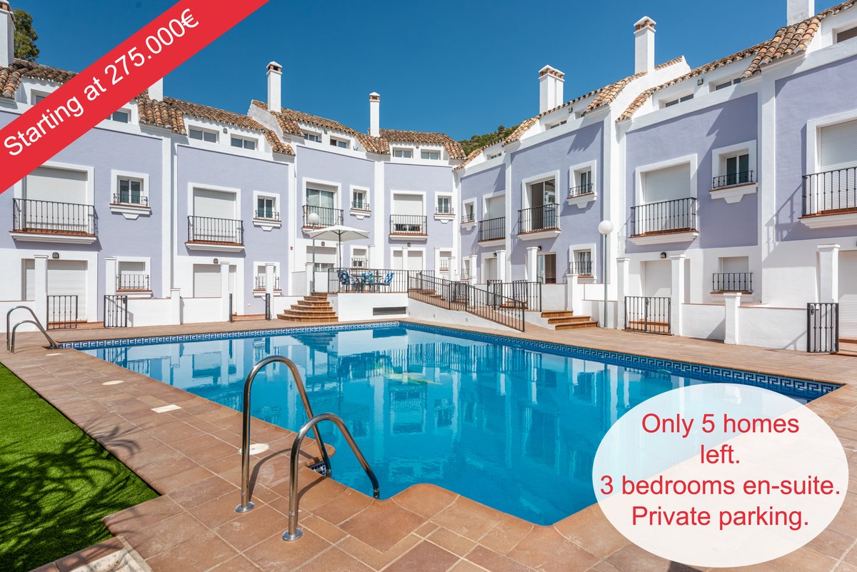 Brand new ✨ townhouses 🏘️ in Benahavís village.
Short walk 🚶🏻🚶🏼‍♀️ to amenities 🍻🥣.
Mountain 🏔️ views.

More info; propertiespain.com/townhouse-for-…

Contact us;
📞 +34 952 85 54 89
✉️ info@propertiespain.com
💻 propertiespain.com

#propertyforsale #CostaDelSol #benahavis