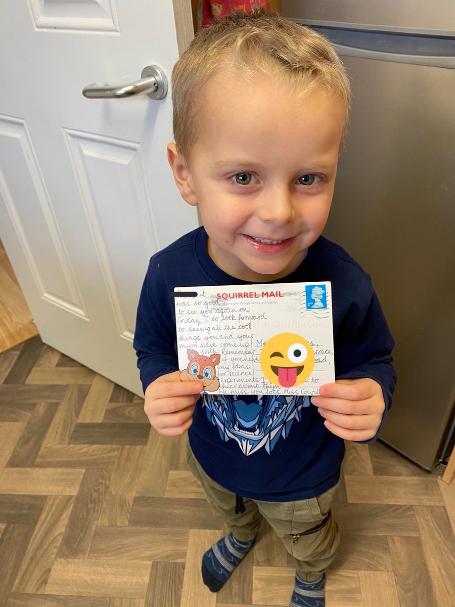 fionafully's tweet photo. @Lauren_F_C @TheAcornsSchool Day made! P is so chuffed to get #squirrelmail thank you! 😀 #miniacorns https://t.co/oJdtpEwGrY
