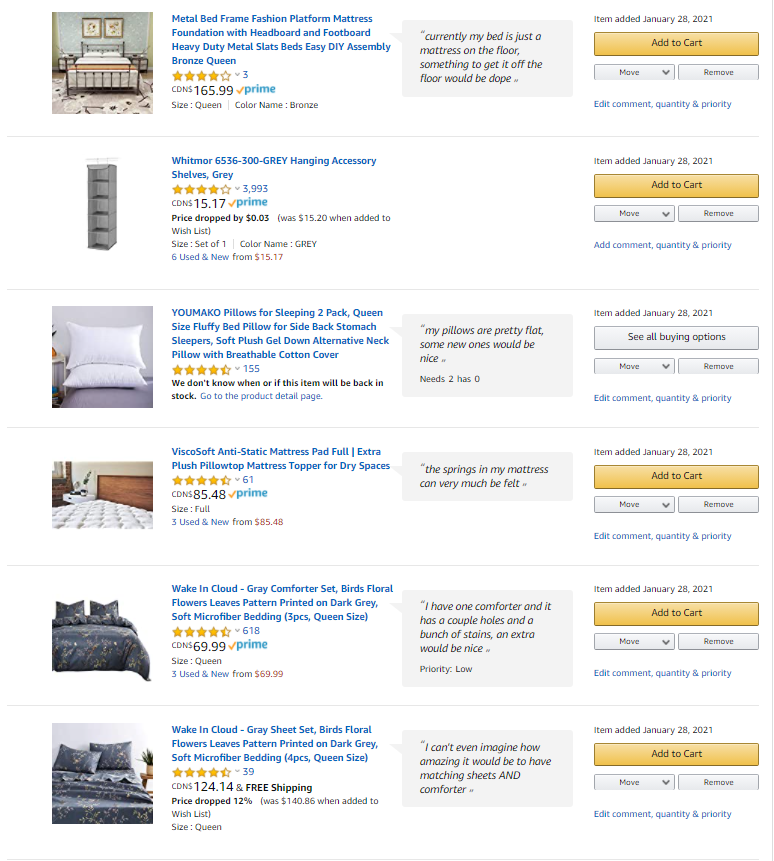 Here are a few items on Riley's wishlist, to see the entire wishlist head to the link in our bio