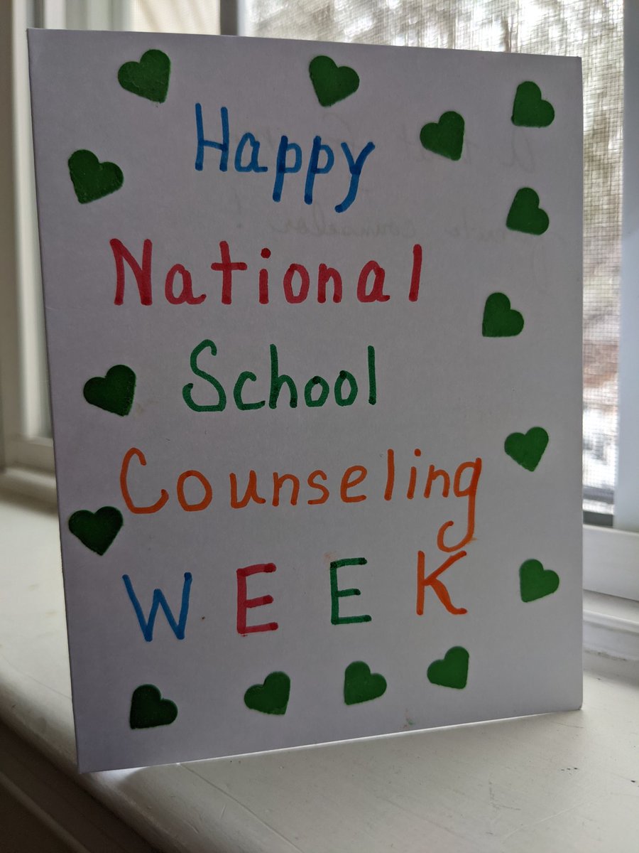 SCSTom's tweet photo. Kindness is so awesome. I love the homemade card I received for #NSCW21 The work we do matters! https://t.co/ZzOgXZiVl4
