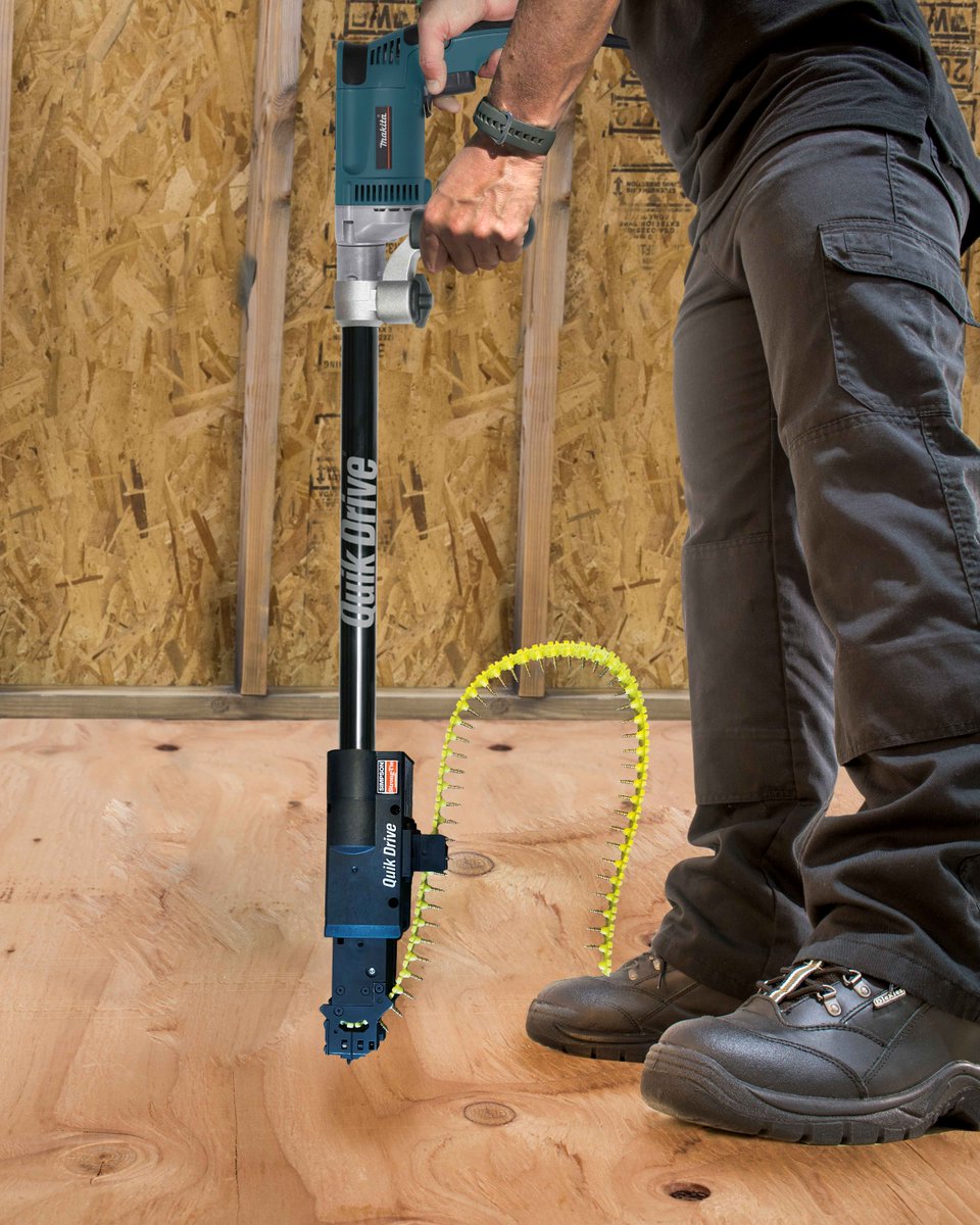 Perfect partners.
Our new MTHZ19E 19mm collated flooring screw and the QDBPC19EF Quik Drive Flooring Attachment, which fits onto all leading corded &amp; cordless screw guns with just one click.

So fast and consistent, you really have to try it to believe it!
ow.ly/ET3l50Dq76R