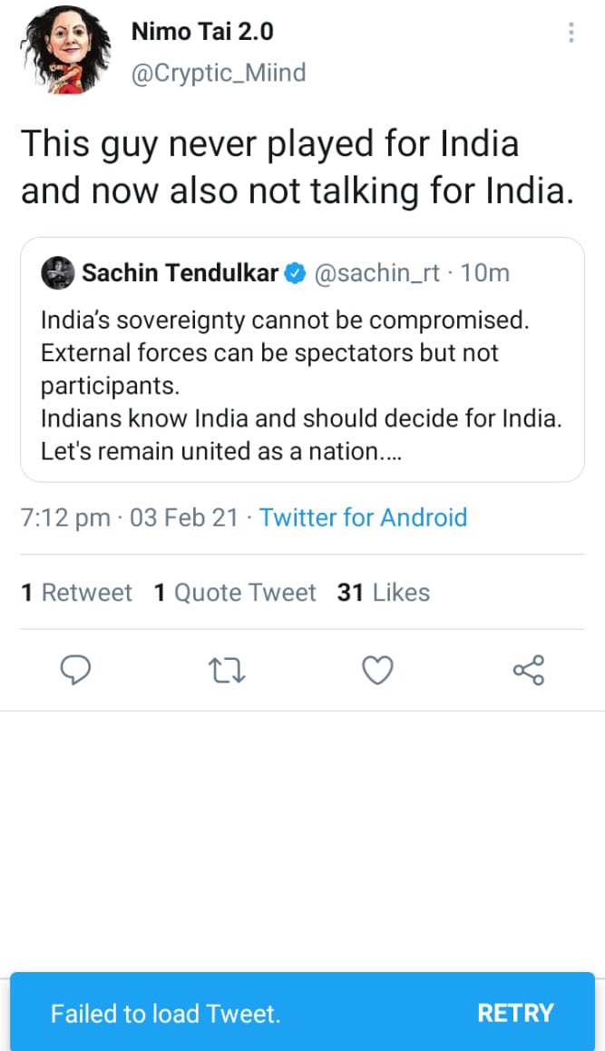 BefittingFacts's tweet photo. Next they will tweet Rihana is more Indian than Sachin. https://t.co/aEQ85x6Imf
