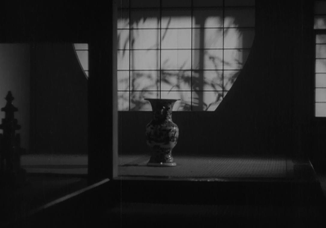 Examples of a "pillow shot" in Late Spring, a transitional image characteristic of the work of Yasujiro Ozu
