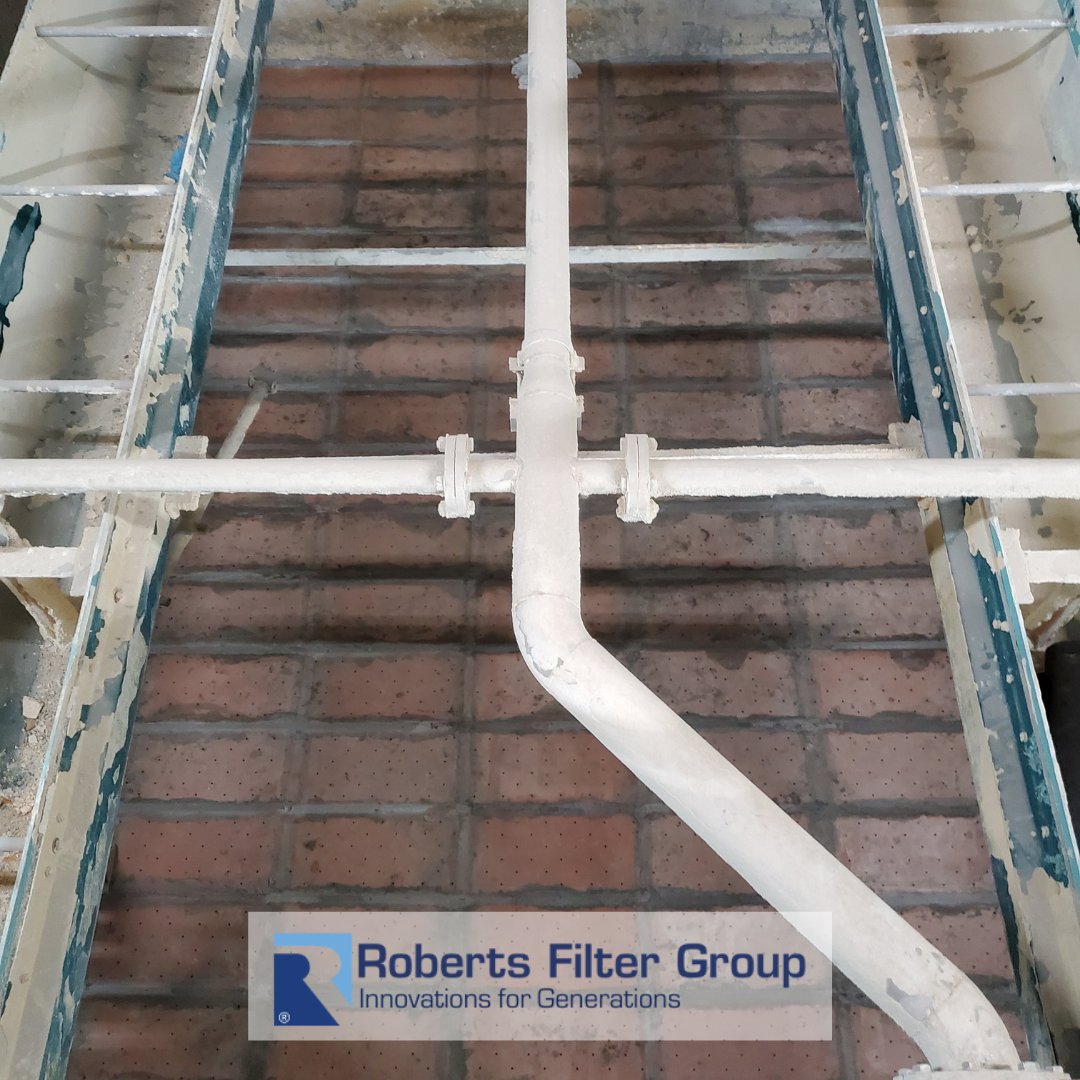 Clay Tile Blocks have provide media support for existing installations. Roberts still manufactures Clay Tile for rehabilitation, expansions, and new treatment facilities. The inner support structure of each block is designed to bridge flumes while still supporting its full weight