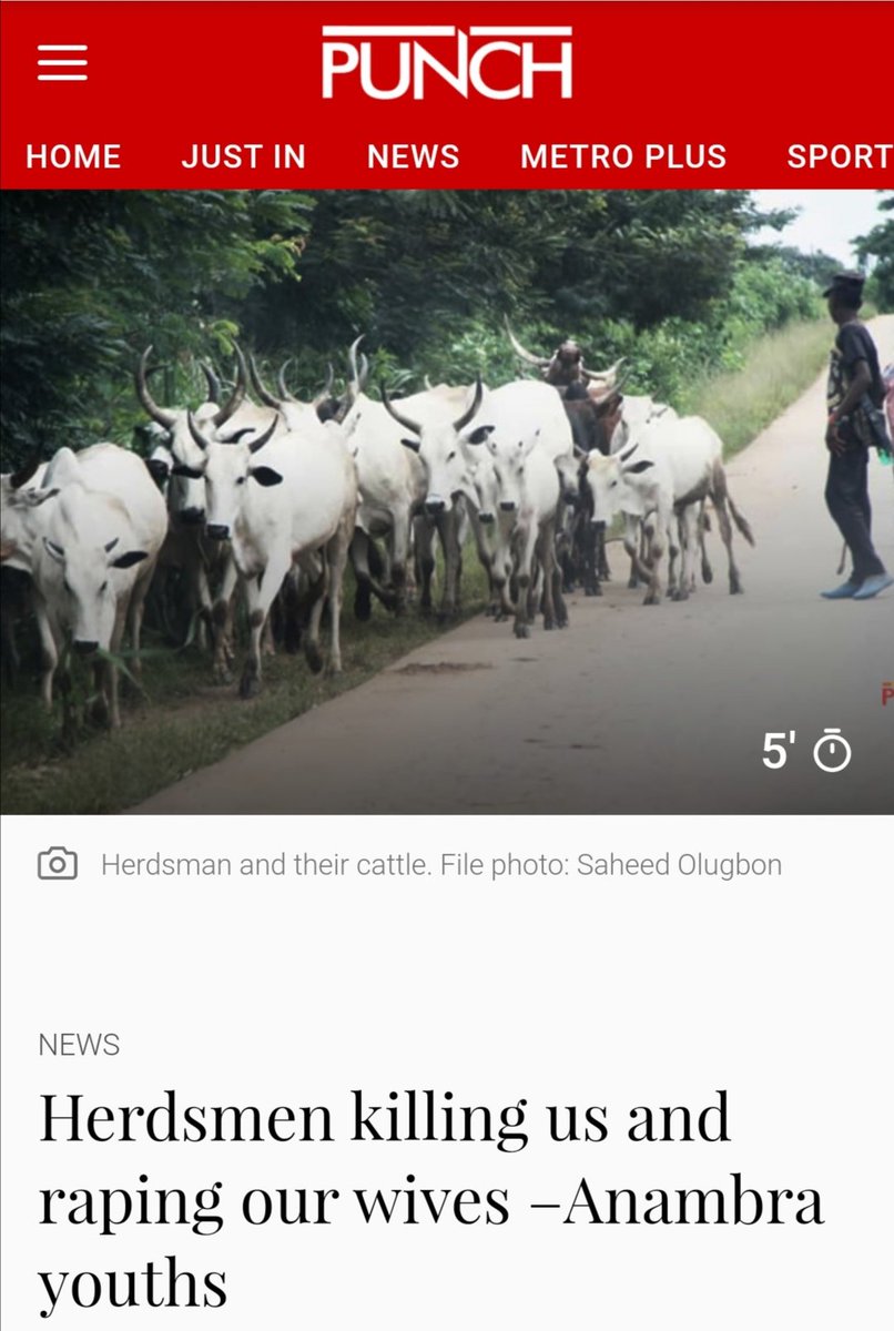 General_Somto's tweet photo. Fulani Herdsmen Believed They Had Monopoly To Violence By Killing Thousands Of People In Nigeria, Unchecked! Their Leaders Protected Them, Even The 🇳🇬Armed Forces. Now That ESN Is Fighting Back To Defend Their Lands, People Like @AishaYesufu Is Saying It's Injustice To #Fulani.. https://t.co/wg2HyWeGNc
