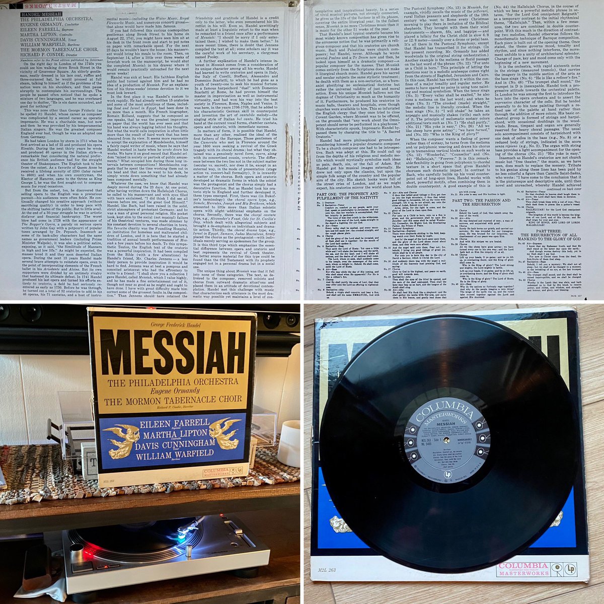 CMoneyKS's tweet photo. #WednesdayMorningVinyl #PhiladelphiaOrchestra #EugeneOrmandy #MormonTabernacleChoir #GeorgeFrederickHandel #Handel #Messiah #ColumbiaMasterworks #1959 https://t.co/Ef37UBsvmd