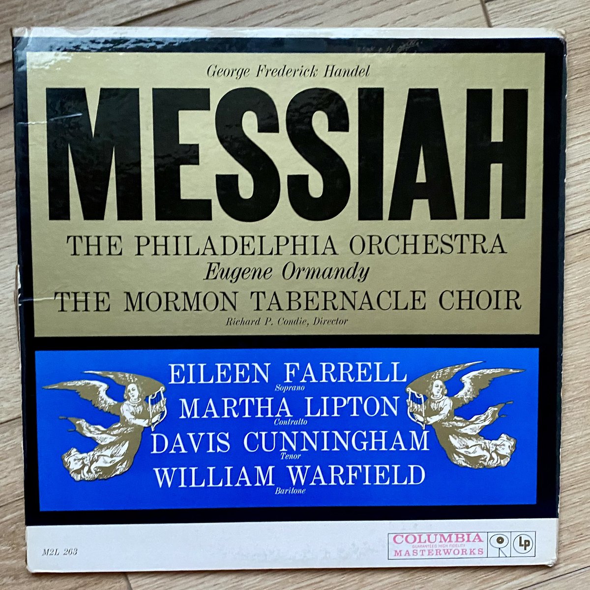 CMoneyKS's tweet photo. #WednesdayMorningVinyl #PhiladelphiaOrchestra #EugeneOrmandy #MormonTabernacleChoir #GeorgeFrederickHandel #Handel #Messiah #ColumbiaMasterworks #1959 https://t.co/Ef37UBsvmd