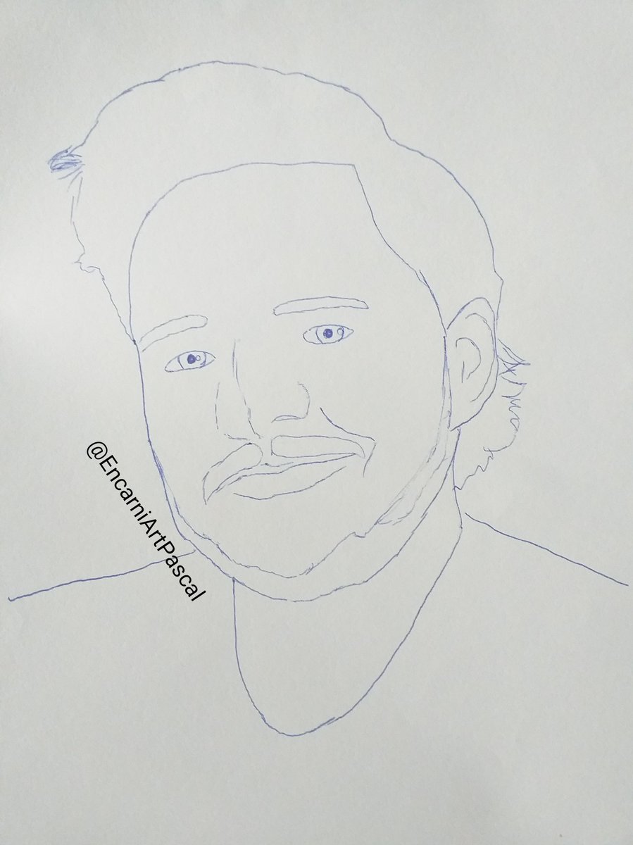 EncarniCohen's tweet photo. Un dibujo muy especial hecho con todo mi amor y dulzura, #PedroPascal en #DCFanDome de lo más guapísimo y especial, enamora, gracias de corazón por hacerme sentir tan feliz, eres lo mejor de mi vida, espero te guste mi querido @PedroPascal1 😘☺️  #MaxLord 💖💙 #MaxwellLord #WW84 https://t.co/LrVebKFdyc