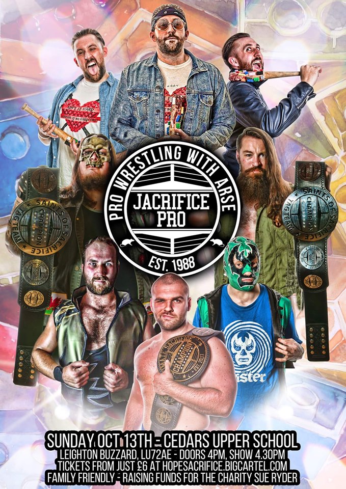 Sacrifice_PW's tweet photo. ***Sacrifice <<<REWIND***

#OnThisDay: 2019

#SP28 #JacrificePro #SPLeighton

- H8Ful 8: @twisterwrestler def. @sidvonengeland (w/ @eden_v_e), @EvieRose_PW, @JayGarner1993, Kent Nelson, @Wrestling_Memes, @MiaCortezGodde1 &amp; @TommyKyle95 https://t.co/05QINZIAji