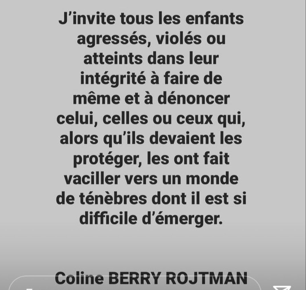 Solidarité avec #colineberry 

#MetooInceste #StopPrescription 
#Berry