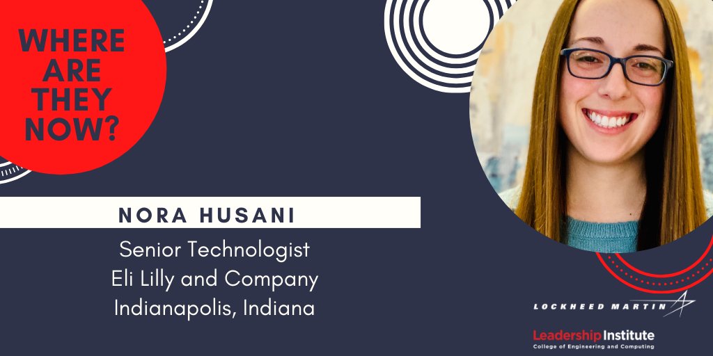 Where Are They Now is a social media series that highlights our alumni. Today we feature, Ms. Nora Husani, a Senior Technologist at Eli Lilly Pharmaceutical Company. bit.ly/MuLdrshipNoraH…
 <a href="/LeaderLouise/">Louise Morman</a> <a href="/sukumaran/">Sooraj Sukumaran</a> <a href="/MiamiAlum/">MUAA</a> #changeminded #leadership